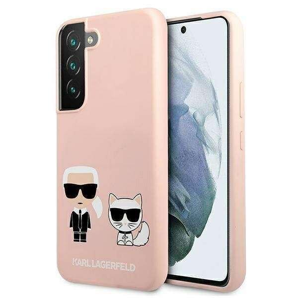 Samsung Galaxy S22+ - Karl Lagerfeld Silicone Ikonik Karl & Choupette eredeti
Karl Lagerfeld telefontok, Rózsaszín
