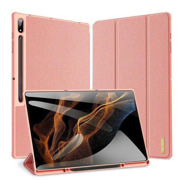 Dux Ducis Domo táblagép tok Samsung Galaxy Tab S8 Ultra készülékhez, 14,6
hüvelykes, X900 / X906, rózsaszín