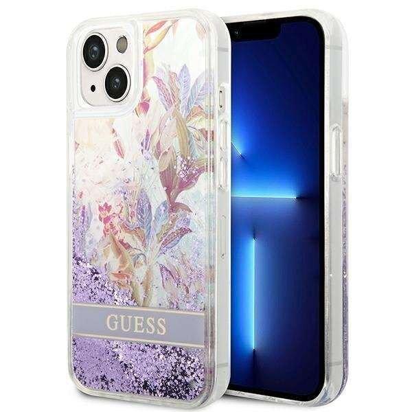 Guess GUHCP14MLFLSU Apple iPhone 14 Plus purple hardcase Flower Liquid Glitter
telefontok