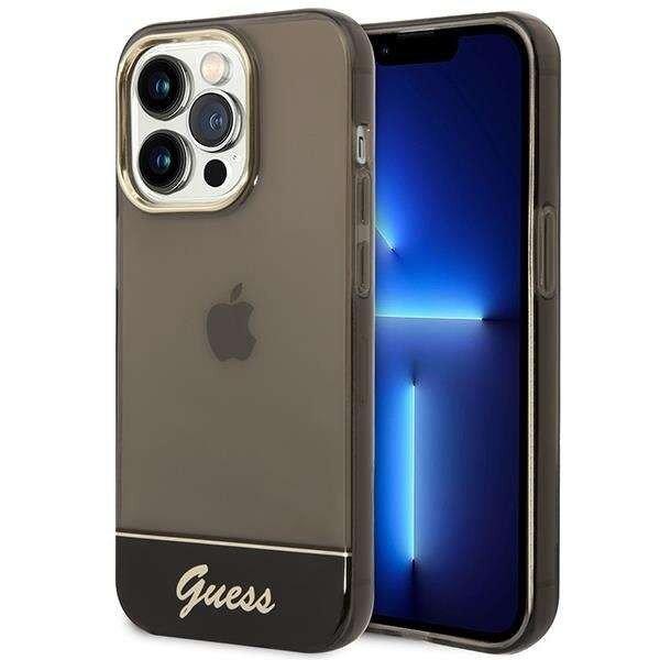 Guess GUHCP14XHGCOK Apple iPhone 14 Pro Max fekete hardcase Translucent
telefontok