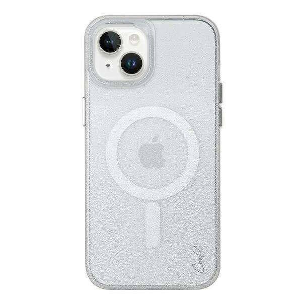 UNIQ Coehl Lumino védőtok iPhone 14 Plus-hoz, csillogó ezüst