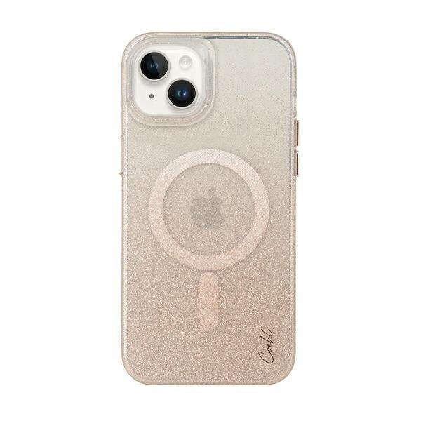 UNIQ Coehl Lumino védőtok iPhone 14 Plus-hoz, pezsgő arany