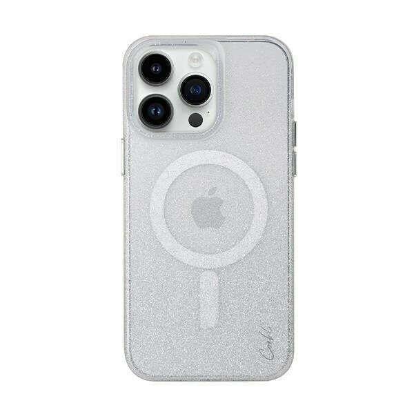 UNIQ Coehl Lumino védőburkolat iPhone 14 Pro Max telefonhoz, csillogó ezüst