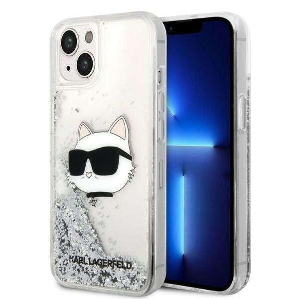 Karl Lagerfeld KLHCP14MLNCHCS Apple iPhone 14 Plus silver hardcase Glitter
Choupette Head telefontok