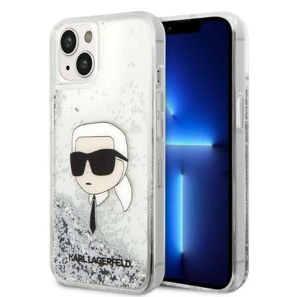 Karl Lagerfeld KLHCP14MLNKHCH Apple iPhone 14 Plus silver hardcase Glitter Karl
Head telefontok
