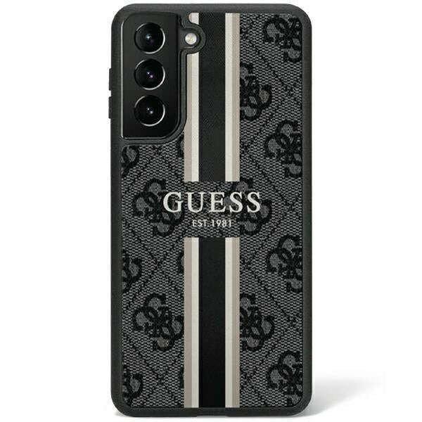 Guess GUHCS23LP4RPSK Samsung Galaxy S23 Ultra fekete hardcase 4G Printed Stripe
telefontok