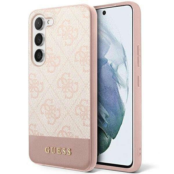 Guess Stripe Collection Telefontok, Samsung Galaxy S23, rózsaszín