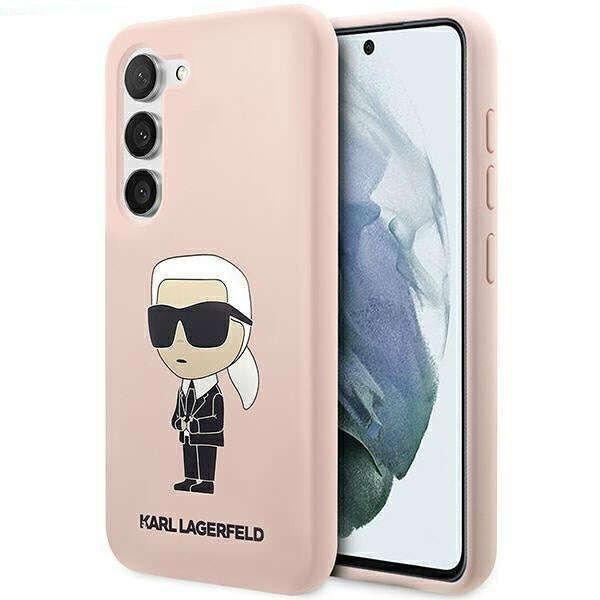 Karl Lagerfeld tok KLHCS23SSNIKBCP kompatibilis Samsung Galaxy S23, Silicone
Ikonik, Pink