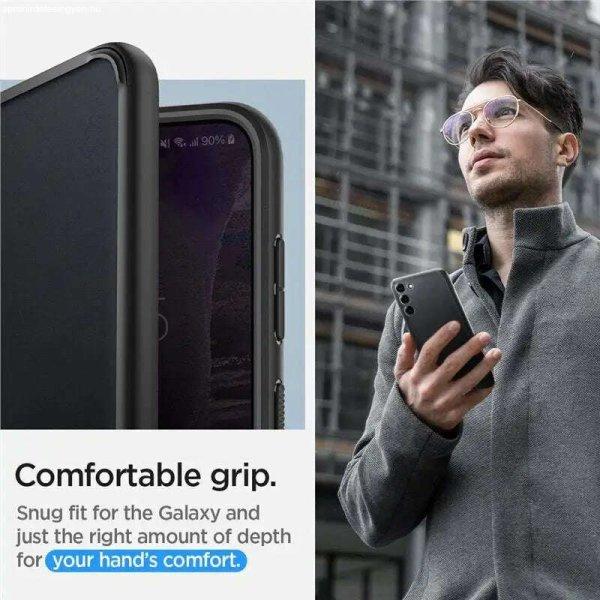 Spigen Ultra Hybrid Samsung Galaxy S23 telefontok, frost, fekete