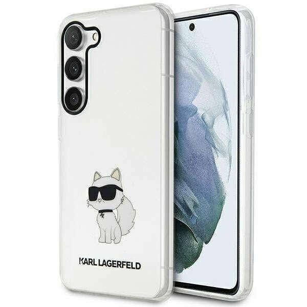 Karl Lagerfeld KLHCS23MHNCHTCT Samsung Galaxy S23+ Plus transparent hardcase
Ikonik Choupette telefontok