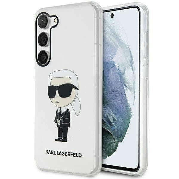 Samsung Galaxy S23+ (S23 Plus) Karl Lagerfeld Ikonik Karl tok - KLHCS23MHNIKTCT,
Átlátszó