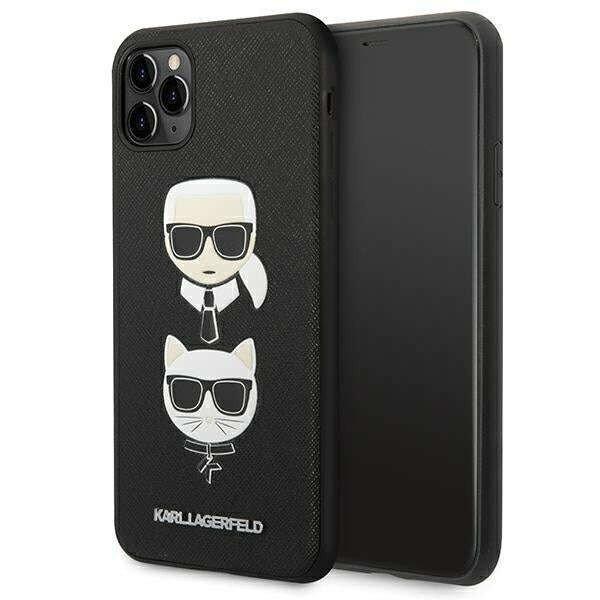 Telefontok, Karl Lagerfeld, hőre lágyuló műanyag, iPhone 11 Pro Max
készülékhez, fekete