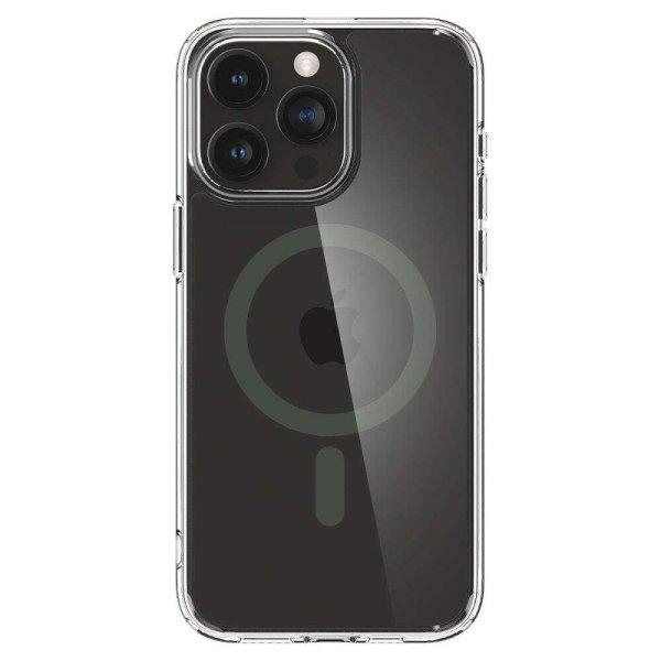 MagSafe tok iPhone 15 Pro Max-hoz, Spigen, PC/TPU, átlátszó