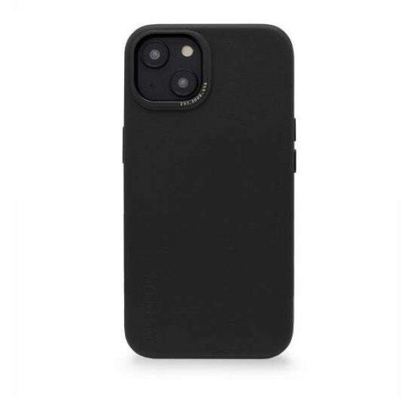 Dekódolt BackCover MagSafe természetes bőr tok, amely kompatibilis az iPhone
14 Plus Black készülékkel