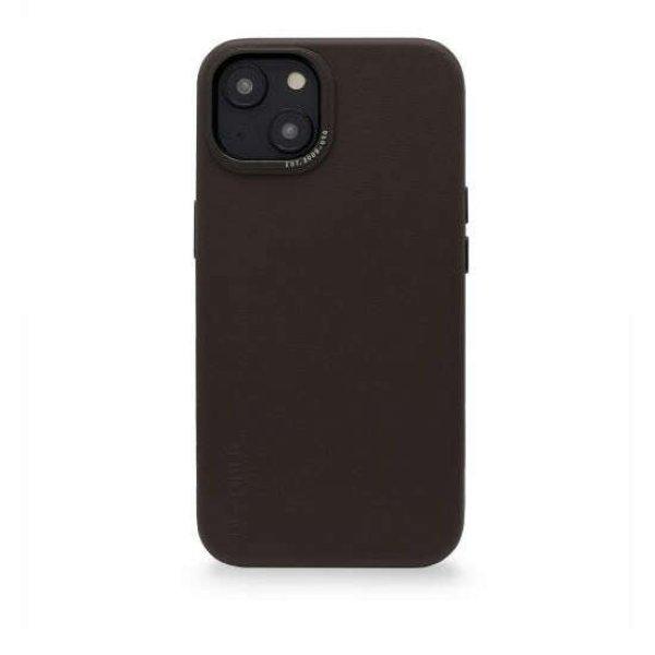 MagSafe kompatibilis bőr védőtok iPhone 14 Plus készülékhez, dekódolt,
barna