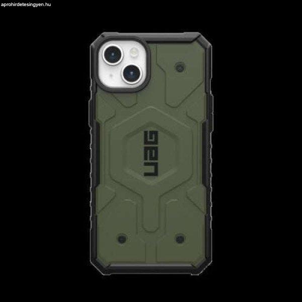 UAG Pathfinder Magsafe védőtok iPhone 15 Plus-hoz, olíva színű