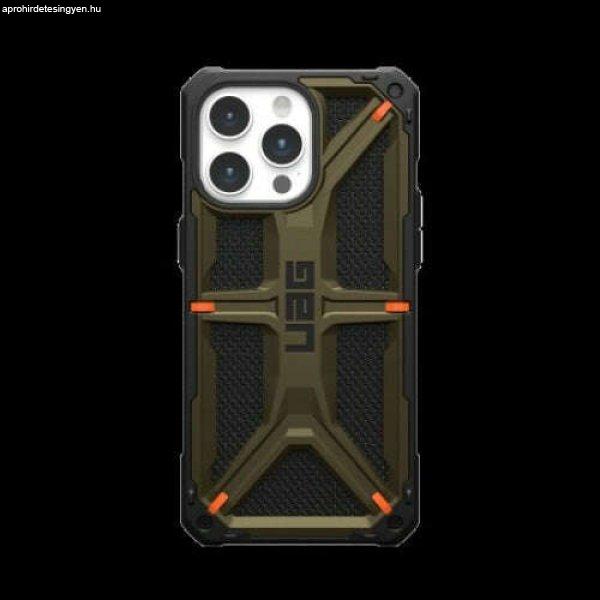UAG Monarch Series védőtok iPhone 15 Pro Maxhez, Kevlar Element Green
