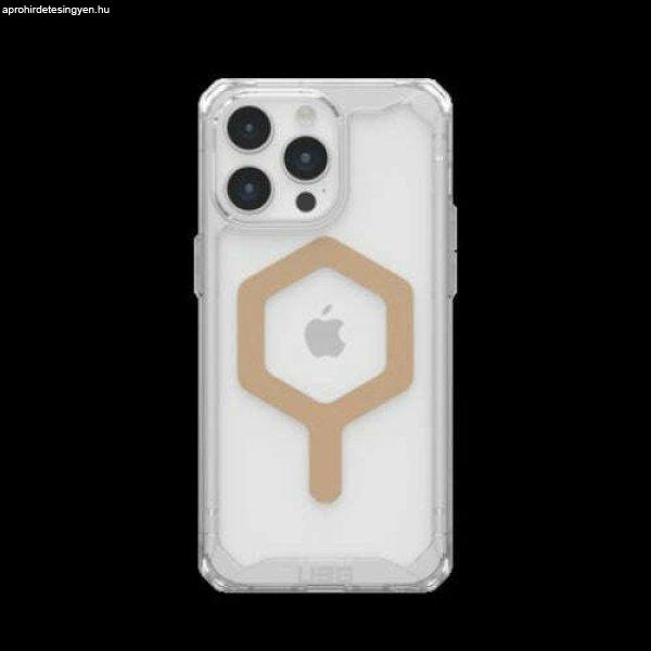 UAG Plyo case for MagSafe iPhone 15 Pro Max Ice/Gold, Mobiltelefon Kiegészítő