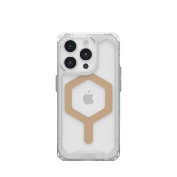 UAG Plyo case for MagSafe iPhone 15 Pro Ice/Gold, Mobiltelefon Kiegészítő