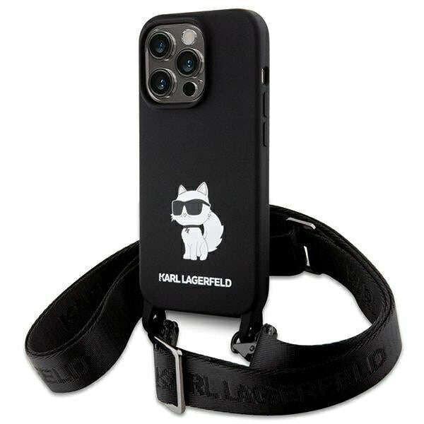 Védőtok kábellel, Karl Lagerfeld, Kompatibilis Apple iPhone 15 Pro, 6.1