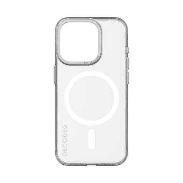 A MagSafe tok iPhone 15 Pro Max készülékhez kompatibilis, dekódolt,
szilikon, átlátszó