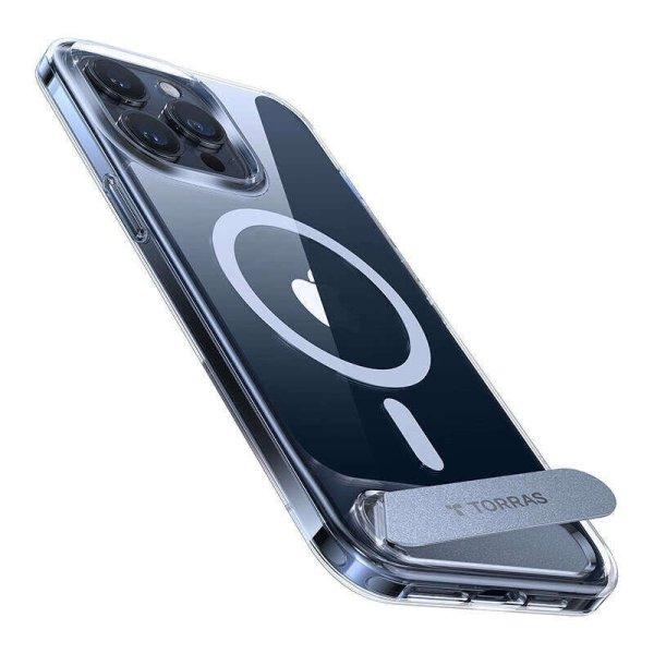 UPRO Pstand tok iPhone 15 Pro-hoz, Torras, polikarbonát, átlátszó