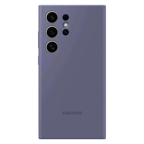 Samsung Galaxy S24 Ultra szilikon tok, Lila