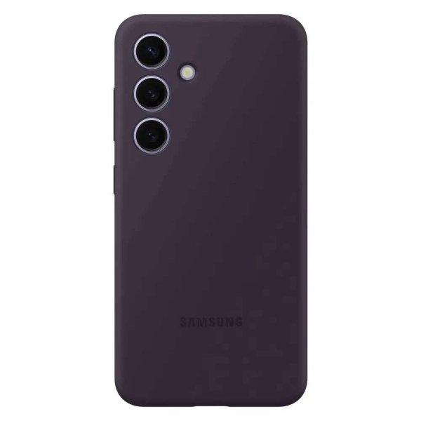 Samsung Galaxy S24 Plus szilikon tok, Sötét lila