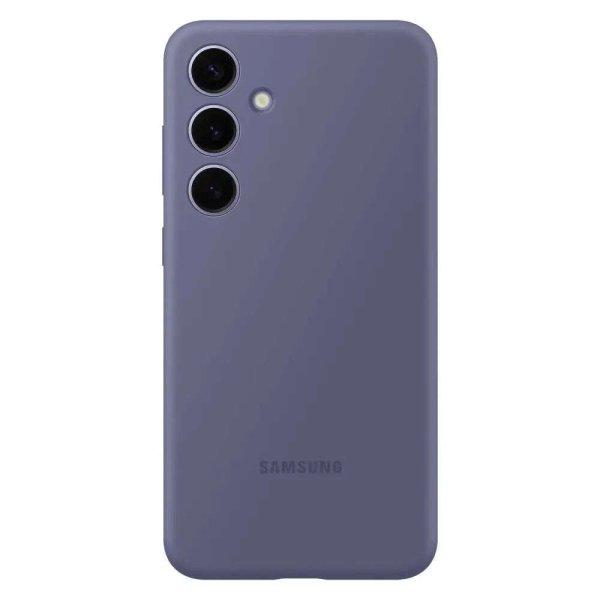Samsung Galaxy S24 Plus szilikon tok, Lila