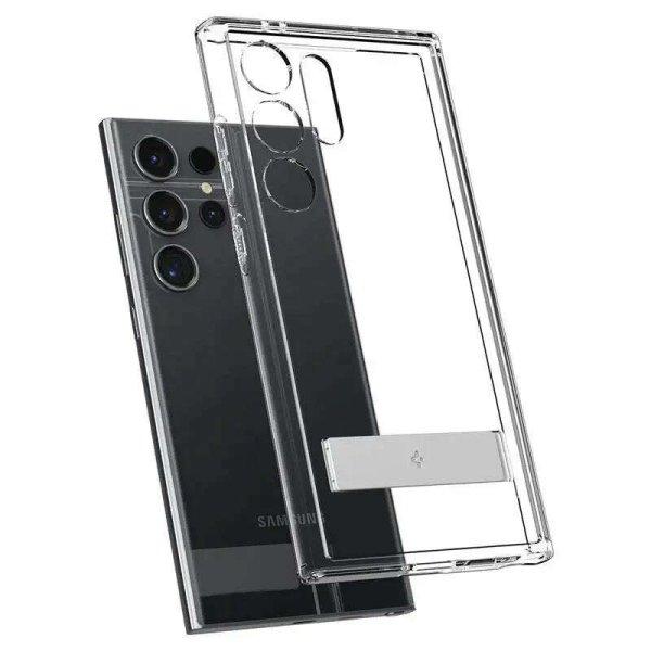 Spigen Ultra Hybrid S tok Samsung Galaxy S24 Ultra készülékhez - átlátszó