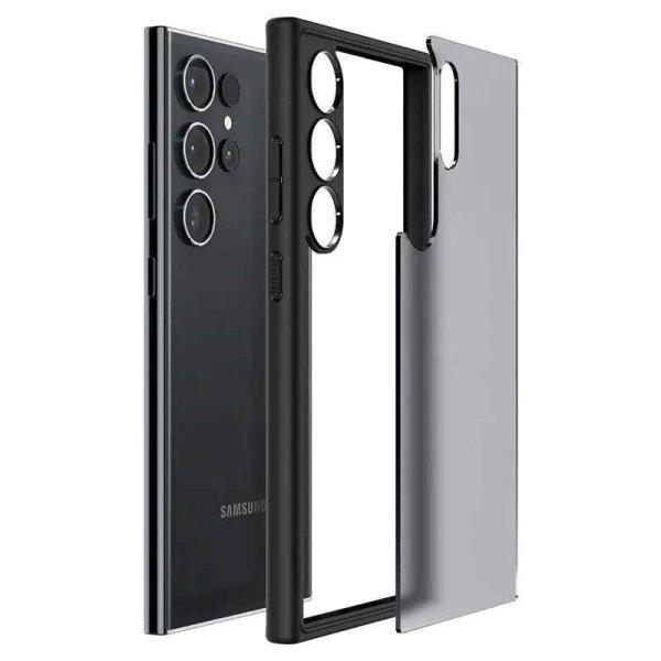 Spigen Ultra Hybrid tok kompatibilis a Samsung Galaxy S24 Ultra Frost Black
készülékkel