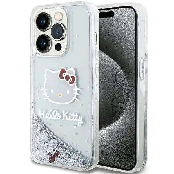 Hello Kitty tok iPhone 13 Pro / 13-hoz, TPU, ezüst