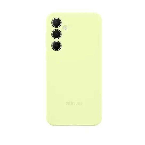 Samsung Mobiltelefon tok Galaxy A55 5G telefonhoz, Lime, szilikon