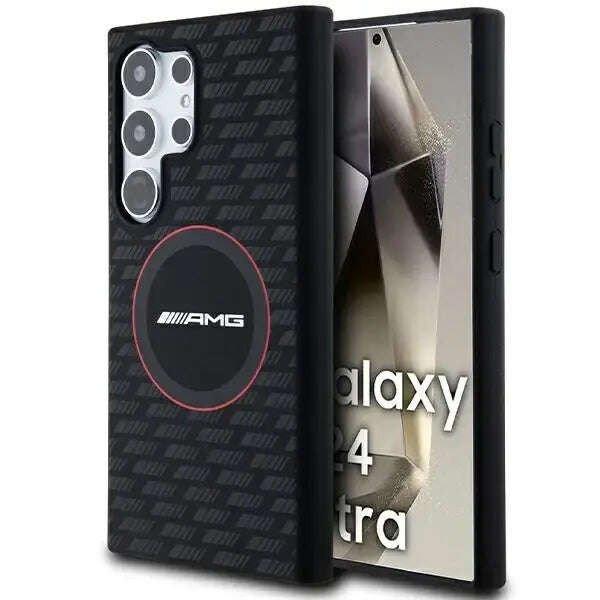 Kompatibilis telefontok Samsung Galaxy S24 Ultra S92, Mercedes, Carbon, Fekete