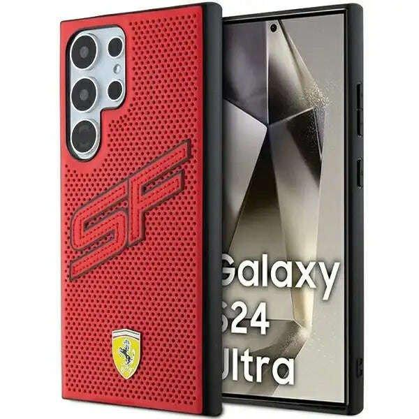 Telefontok, Ferrari, TPU, Samsung Galaxy S24 Ultra készülékkel kompatibilis,
piros