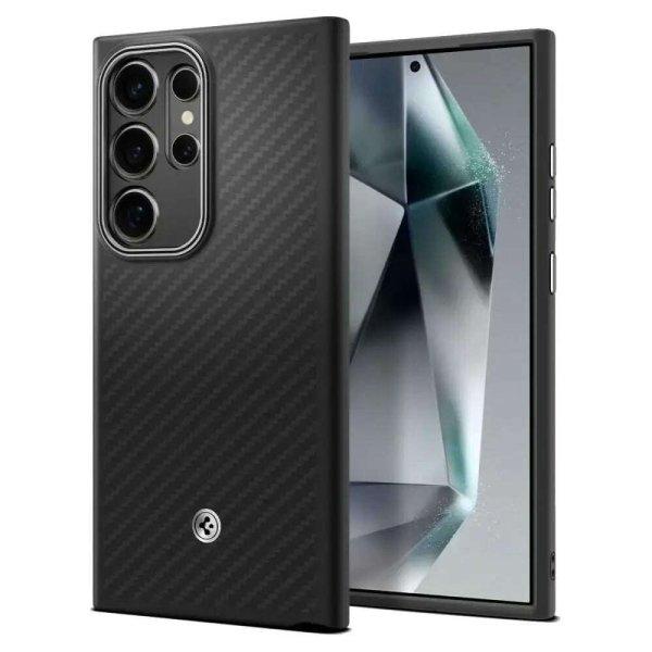 Spigen Enzo Aramid telefontok, ultra ellenálló, matt fekete, Galaxy S24 Ultra
készülékhez