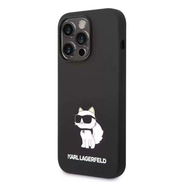 Karl Lagerfeld Liquid Choupette NFT Apple iPhone 14 Pro Max Tok - Fekete/Mintás