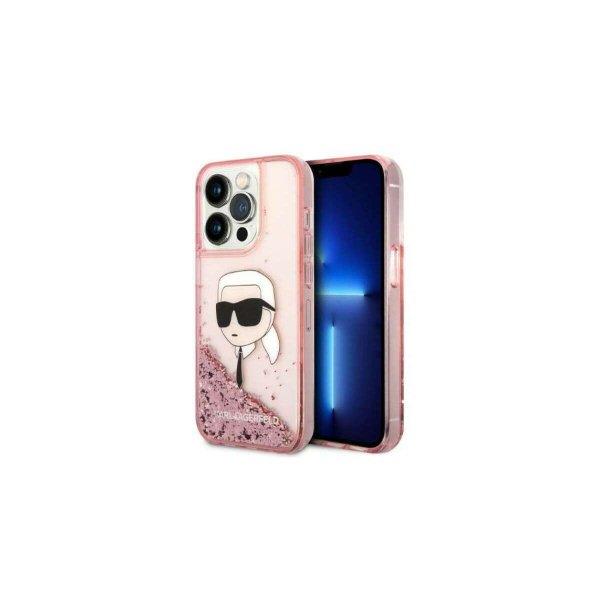 Karl Lagerfeld Glitter Karl Head Apple iPhone 14 Pro Max Tok -
Rózsaszín/Mintás