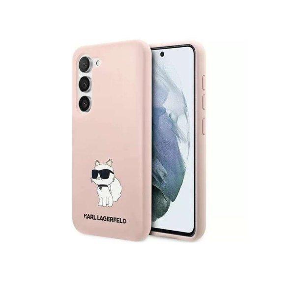 Karl Lagerfeld Choupette Samsung Galaxy S23+ Tok - Rózsaszín