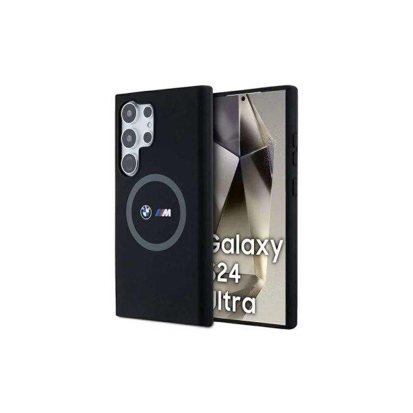 BMW Hardcase M Silicone Printed Ring Samsung Galaxy S24 Ultra MagSafe Tok -
Fekete