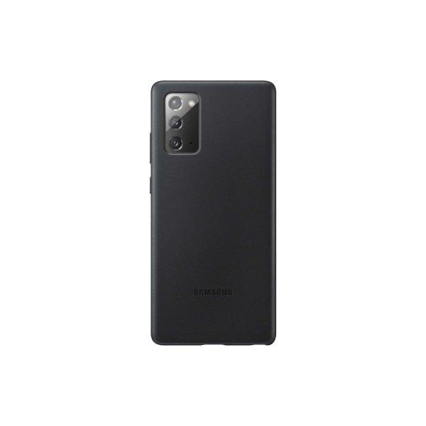 Samsung Galaxy Note 20 gyári Bőrtok - Fekete