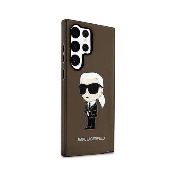 Karl Lagerfeld Ikonik Samsung Galaxy S23 Ultra Tok - Fekete