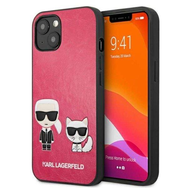 Karl Lagerfeld Karl & Choupette Embossed Apple iPhone 13 Mini Műbőr Tok -
Fuxia/Mintás
