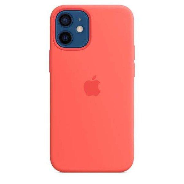 Apple MagSafe-rögzítésű iPhone 12 mini szilikontok pink citrus színű
(mhkp3zm/a) (mhkp3zm/a)