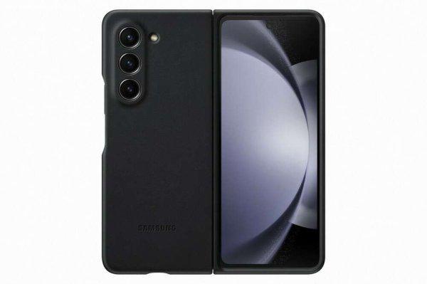 Samsung Galaxy Z Fold 5 Eco bőr tok, Grafit sérült