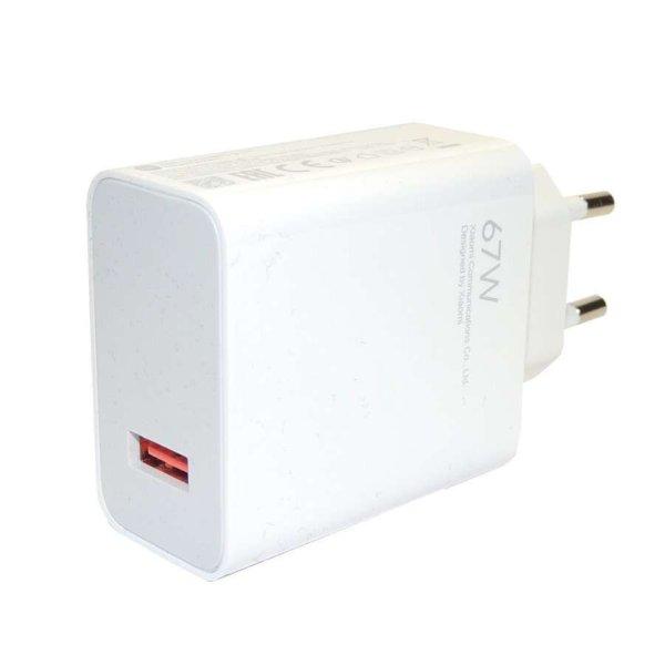 Xiaomi MDY-12-EH USB-A Hálózati töltő - Fehér (67W)