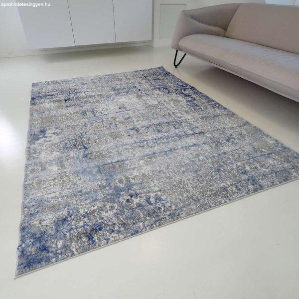 Modern szőnyeg akció, ZARIF 005 szürke-kék 80x150cm