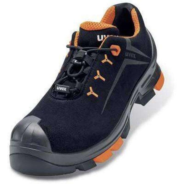 Uvex 2 6508247 ESD biztonsági cipő S3 Méret: 47 Fekete, Narancs 1 pár