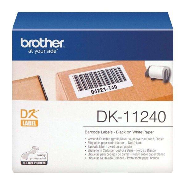 Brother DK-11240 elővágott öntapadós címke 600db/tekercs 102mm x 51mm
Fehér DK11240