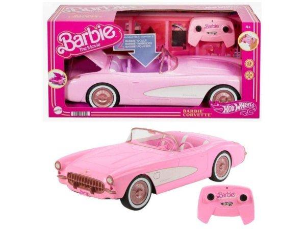 Barbie The Movie: Hot Wheels RC Barbie távirányítós Corvette 2.4GHz - Mattel